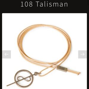 101 Tailsman One Golden Thread Antique Gold Spinnable Pendant Necklace SOLD OUT